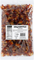 Kervan Candy Bebeto Cola Bottles - Soft & Sweet Gummy Candy Bulk for Kids, Gift Snacks and Parties - Kervan Cola Bottle Gummies Big Party Size Bag (5 lbs)