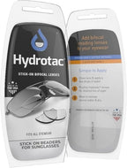 OPTX 20/20 Hydrotac Stick On BiFocal Reading Lenses Mens Womens Clear Magnifying Bi-Focal Reusable Reader Adhesive Stickers