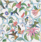 Caspari Hummingbird Trellis Paper Dinner Napkins - 40 Count