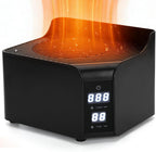 1500W Portable Dry Hot Air Heater for Sauna Tent, Electric Dry Steam-Free Sauna Heater with Adjustable Temp & Timer, Fast Heating Hot Air Generator for Home Personal Spa Therapy (120V) UL Standards