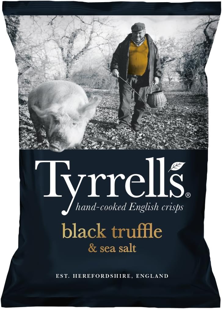 Tyrrells Black Truffle & Sea Salt 150g