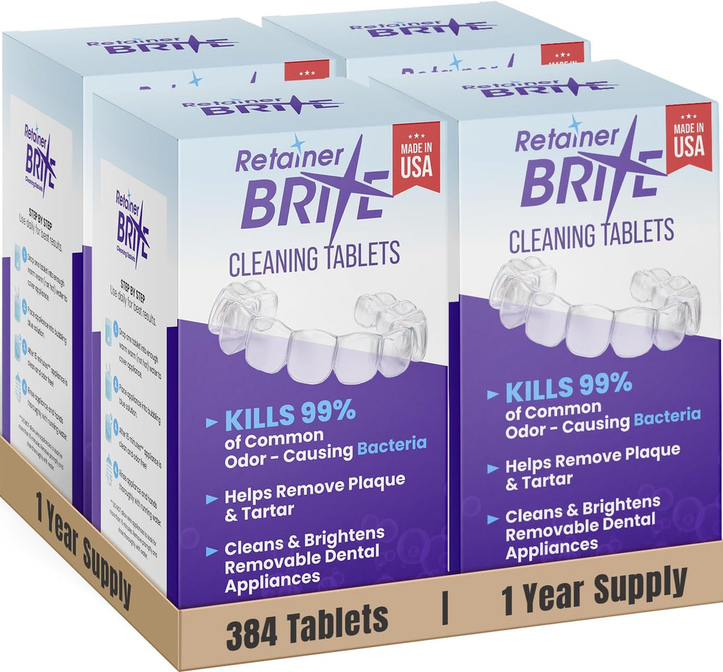 Retainer Brite Retainer brite, 1 year supply, 384 tablets, 384 Count