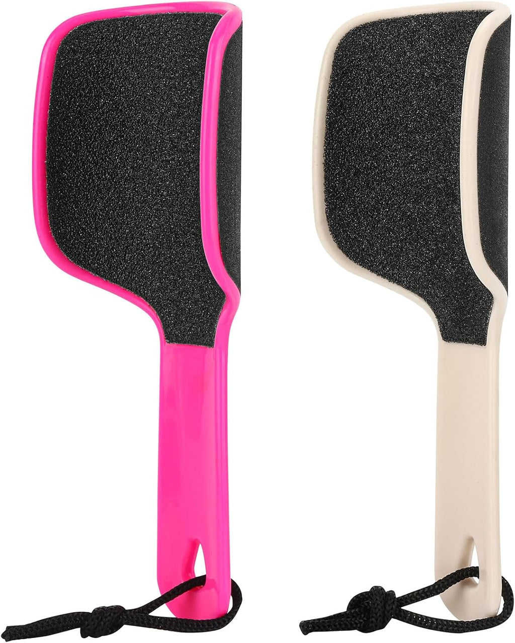 2 Pcs Curved Foot File Callus Remover for Feet, U Shaped Foot Scrubber Dual Sided Heel File Scraper Dead Skin Remover