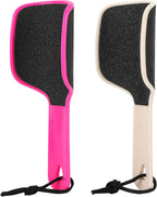 2 Pcs Curved Foot File Callus Remover for Feet, U Shaped Foot Scrubber Dual Sided Heel File Scraper Dead Skin Remover