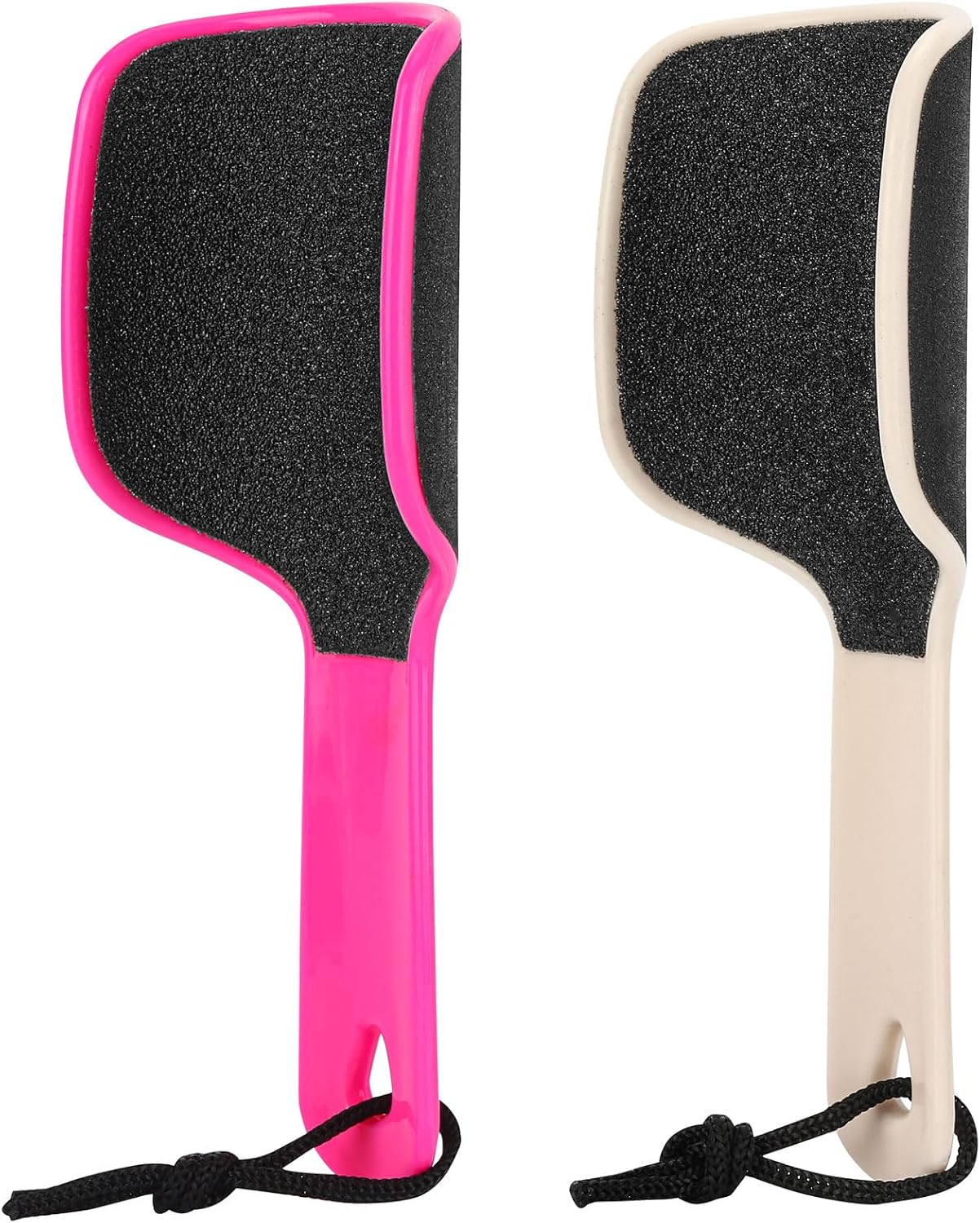 2 Pcs Curved Foot File Callus Remover for Feet, U Shaped Foot Scrubber Dual Sided Heel File Scraper Dead Skin Remover