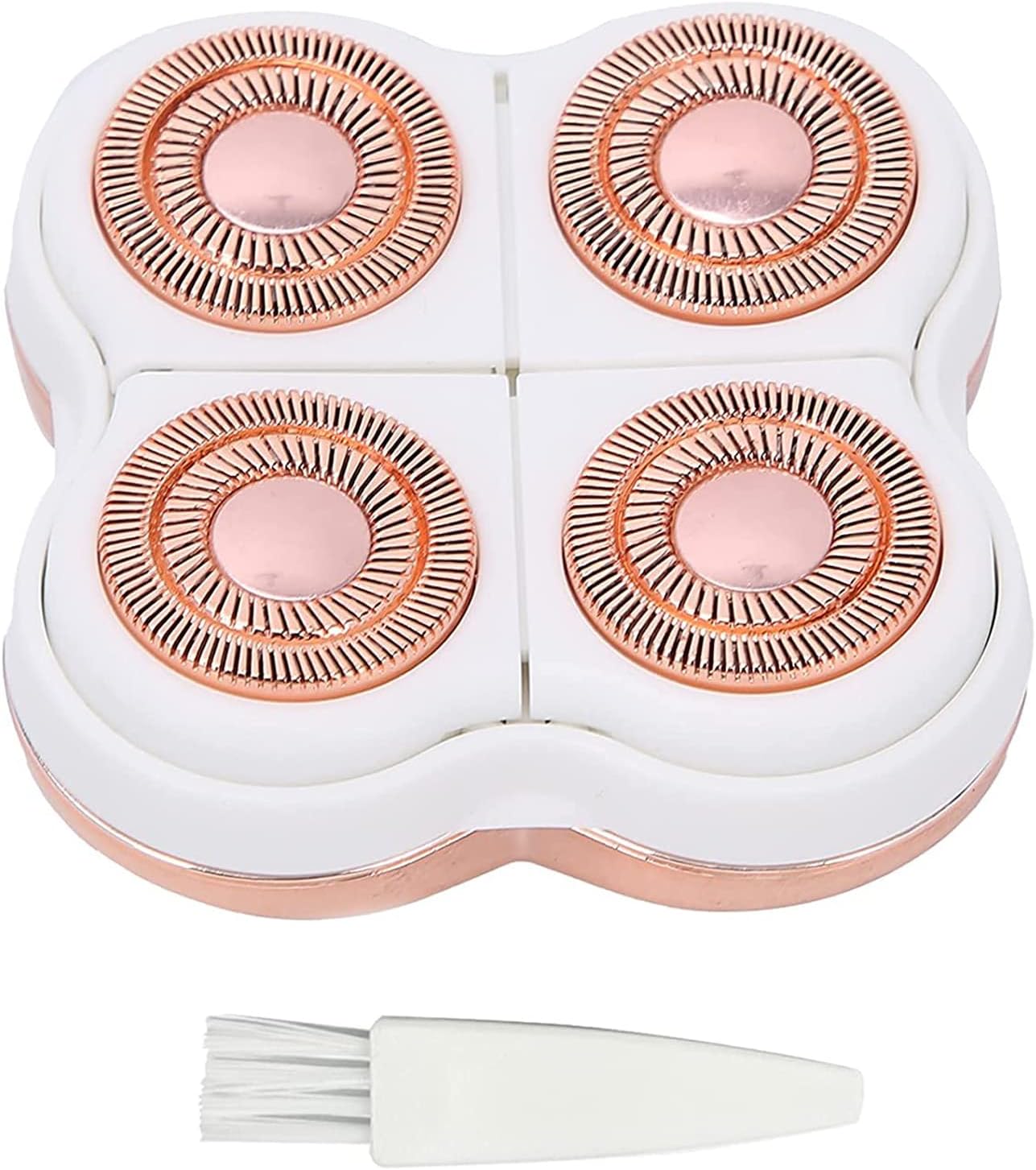 Flawliss Legs Shaver, Legs Hair Remover Replacement Heads for Finshing Toush Flawliss Replacement Heads with 1 Cleaning Brush