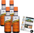 Angostura Orange Bitters 4oz Bottle with Phone Grip and Bitters Selections Recipe, 4-PACK