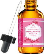 Leven Rose Pomegranate Seed Oil, 100% Pure Unrefined Cold Pressed Antioxidant Moisturizer for Hair Skin and Nails 1 oz