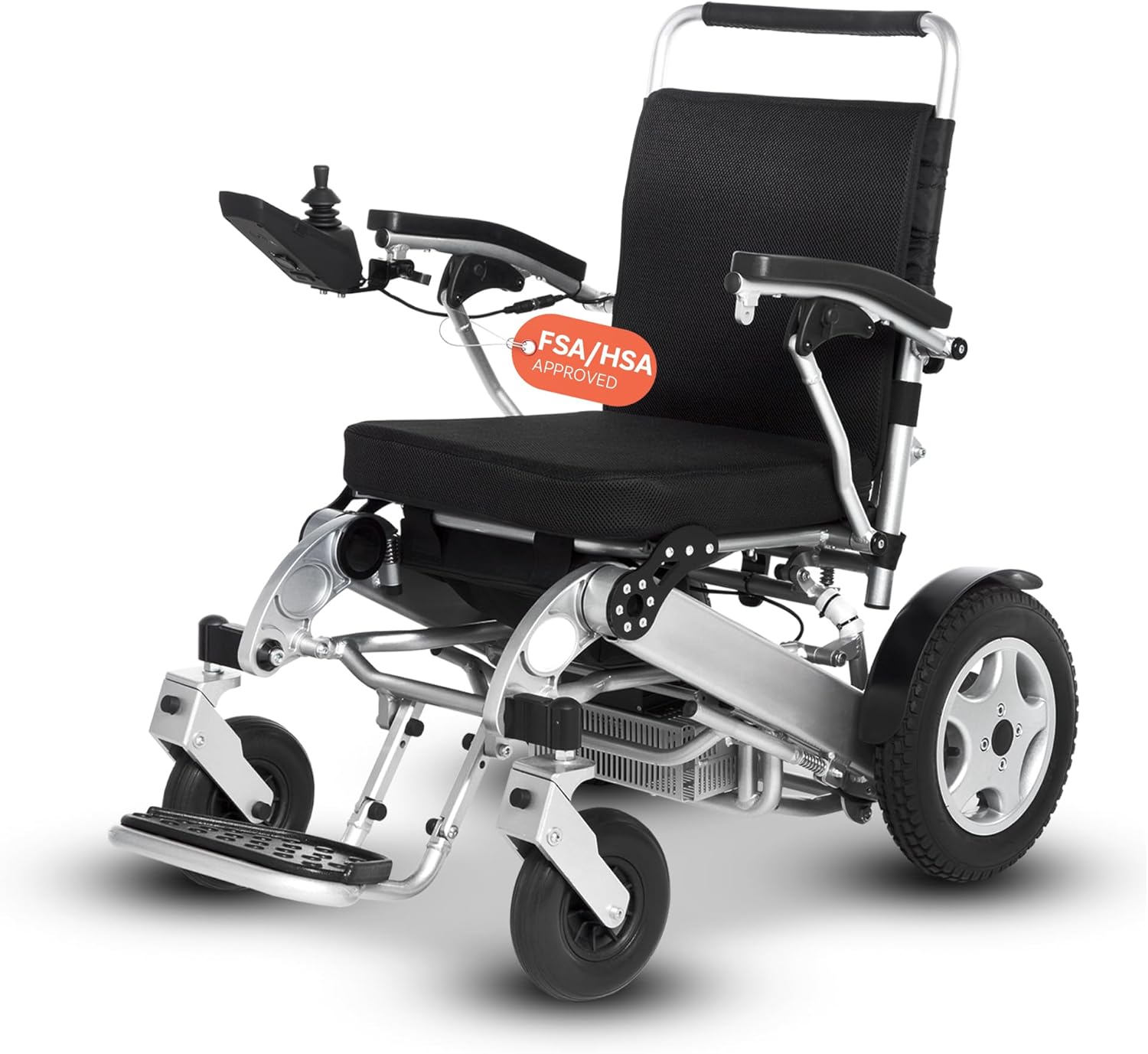 Electric Wheelchair for Adults - Heavy Duty Premium Quality Motorized Wheelchair - Foldable & Divisible All Terrain Lightweight Electric Wheelchair, 300 Lbs Capacity Remote Power Wheelchair (Cobra)