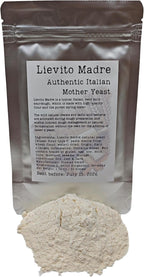 Lievito Madre Starter Culture - Authentic Italian Mother Yeast - Mild Sourdough from Italy for Natural Fermentation, Traditional Baker's Yeast Sourdough with Active Wild Natural Yeasts