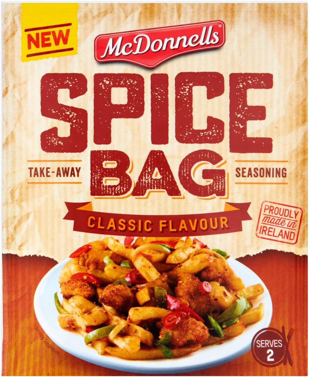 2 sachets of McDonnells Spice Bag Classic Flavour Seasoning Mix 40g each