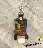 Sunflower Easy Wheezy Inhaler Holder Key Fob