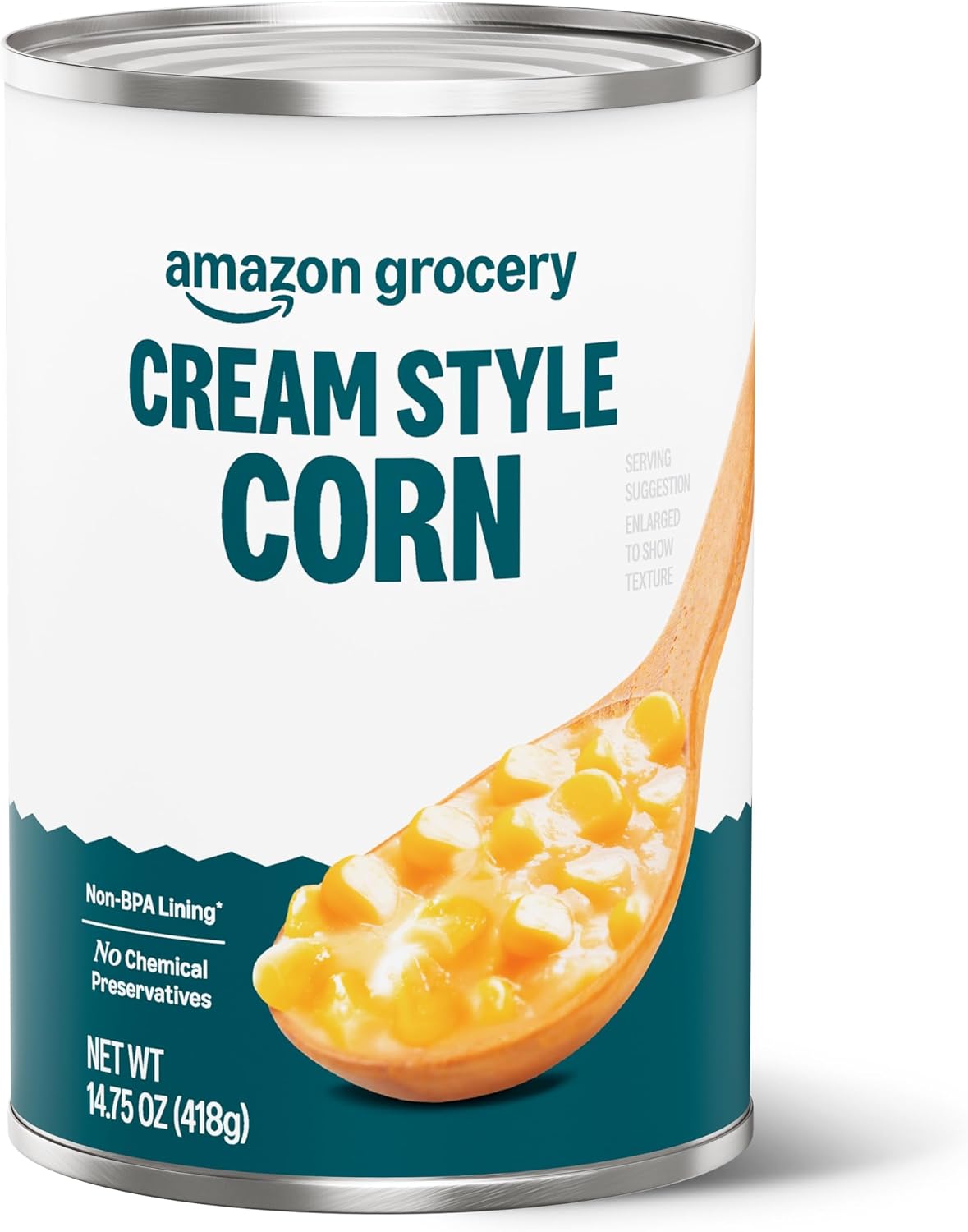 Amazon Grocery, Canned Cream Style Corn, 14.75 Oz