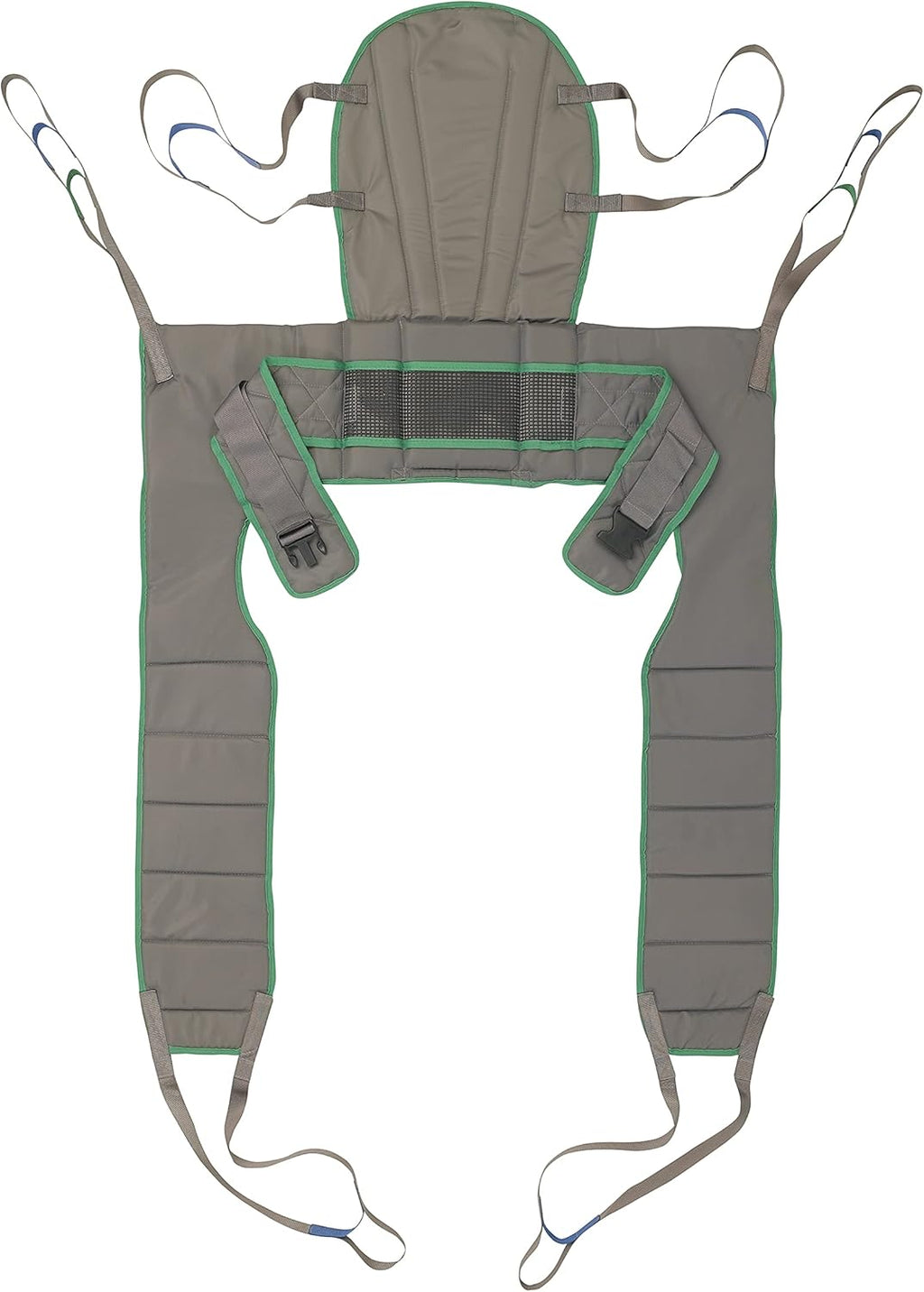 Invacare Premier Dress Toileting High Sling for Patient Lifts, Polyester Fabric, Large, 2478446