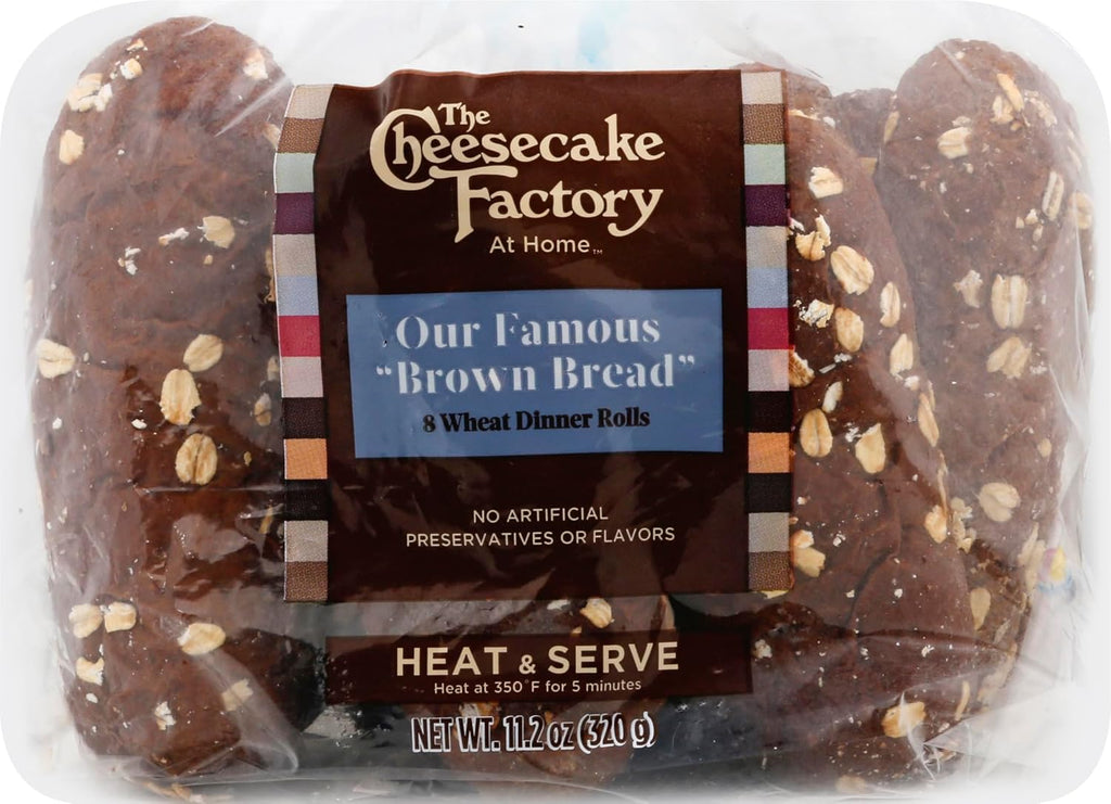 The Cheesecake Factory "Brown Bread" Sweet Dinner Rolls - 8 Pack