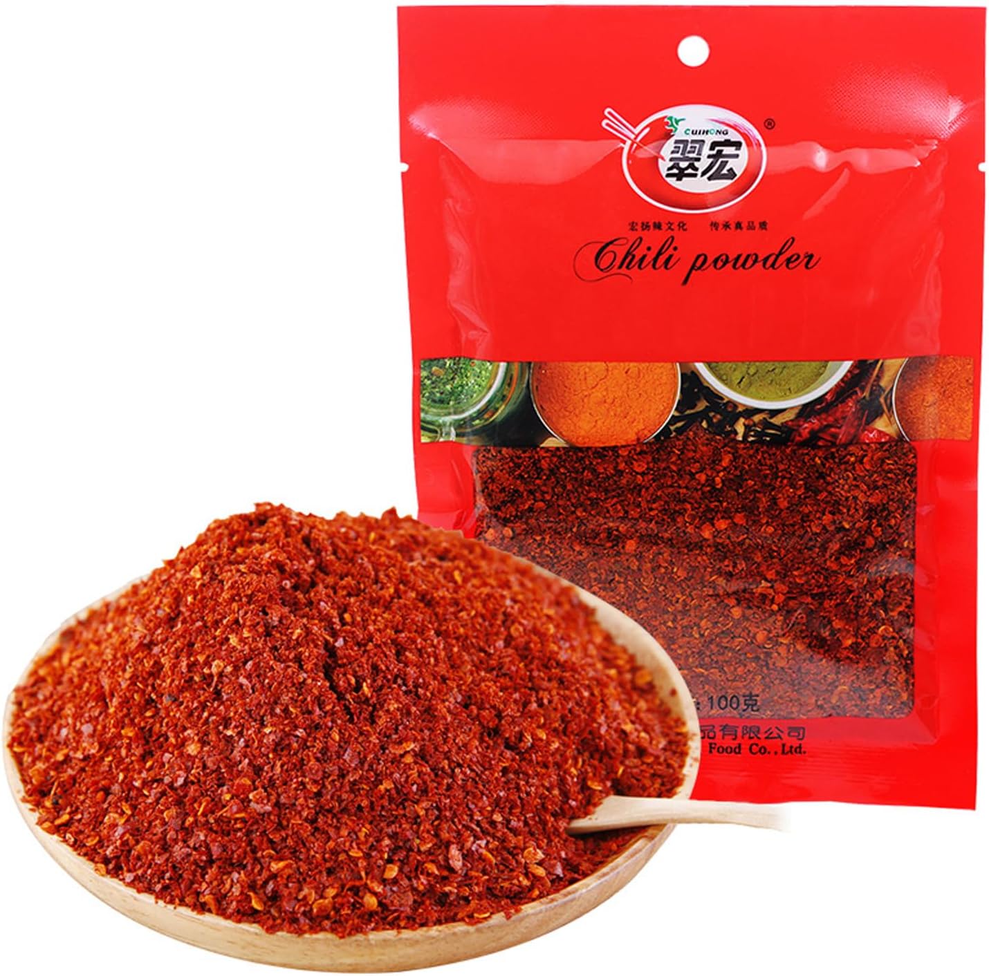 Chinese Sichuan red Chili Powder 100g/3.52 oz, Original imported of Szechuan, china