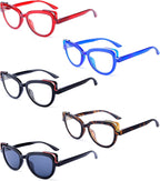 Eyekepper 5-pack Reading Glasses for Women Design Cat-eye Readers