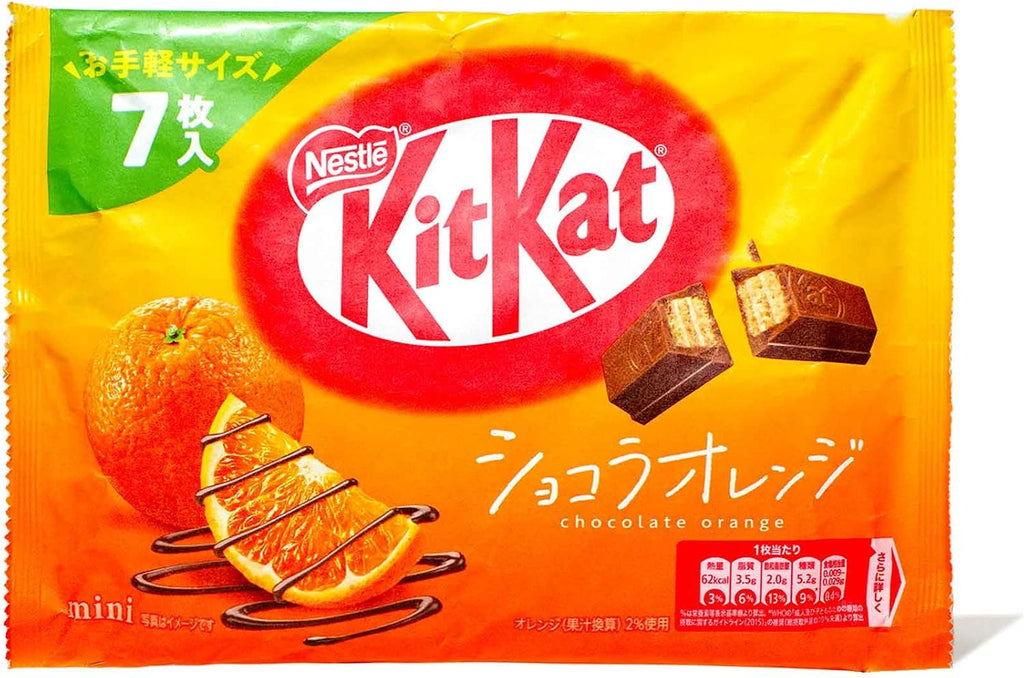 Kit Kat NESTLÉ KitKat Mini Chocolate Orange Flavor 7pcs,90 grams