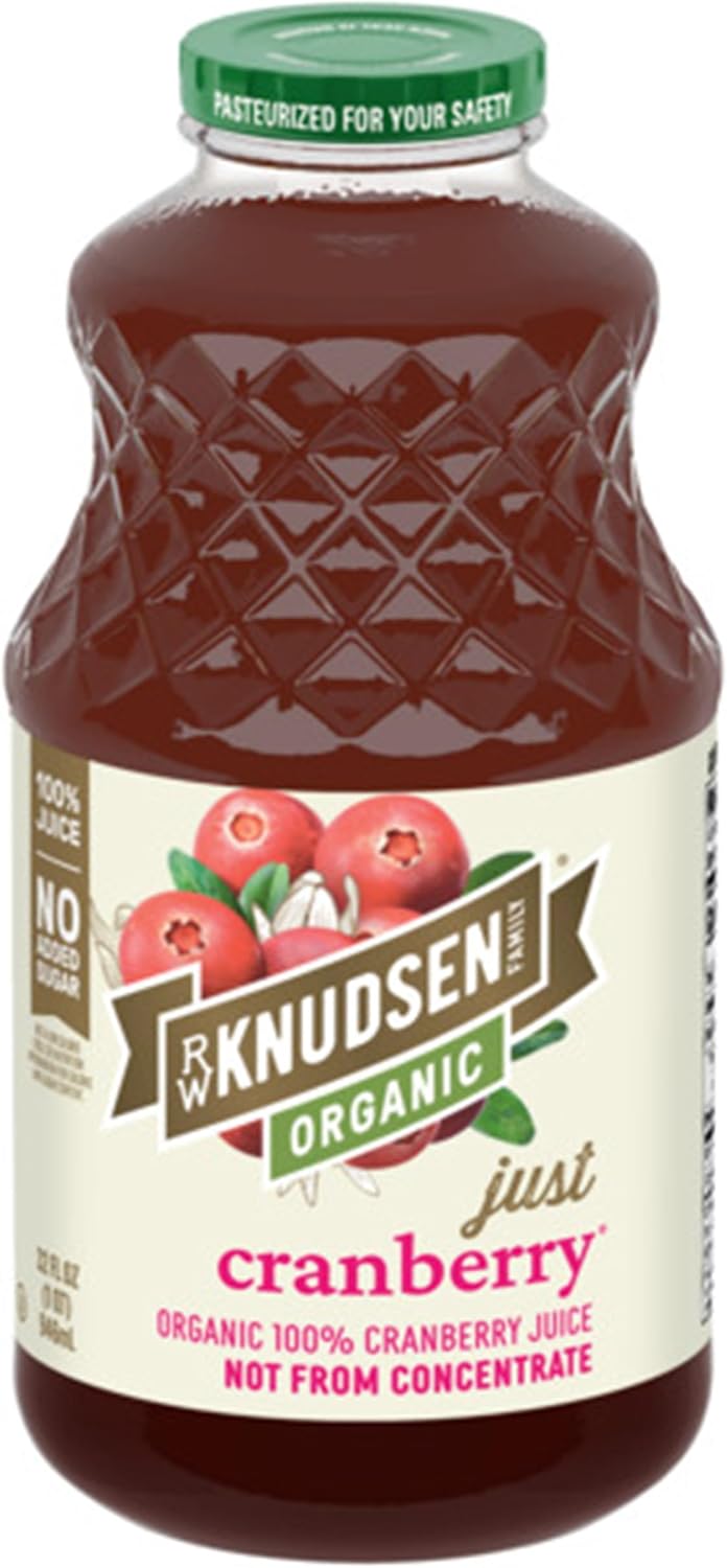 RW Knudsen, Juice Just Cranberry Organic, 32 Fl Oz
