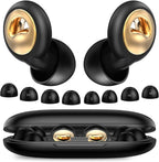 Ear Plugs for Sleeping, 45dB Ultra Soft Silicone Ear Plugs for Noise Reduction, Reusable Noise Cancelling Earplugs, 4-Pairs with Carrying Case for Side Sleep, Concert earplugs, Travel & Swimming
