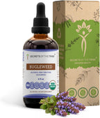 Secrets of the Tribe Bugleweed Tincture Alcohol-Free Liquid Extract, USDA Organic Bugleweed (Lycopus Virginicus) Dried Herb (4 FL OZ)