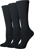 Amazon Essentials Women's Knee High Non-Medical Graduated Compression Socks for Circulation, Over The Calf, 3 Pairs