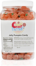 Sarah's Candy Factory Special Soft Jelly Pumpkin Candy in Jar, 3 Lbs