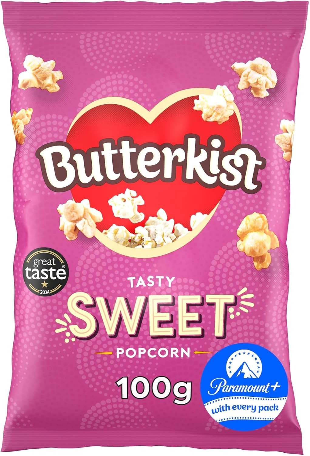 Butterkist Sweet Popcorn - 100g x 8 Bags