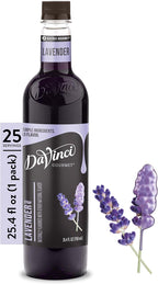 DaVinci Gourmet Lavender Syrup, Natural, 25.4 Fluid Ounces (Pack of 1)