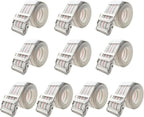 10 Packs Transfer and Gait Belts with Metal Buckle and Belt Loop Holder - Standing and Transfer Walking Assist Aid for Seniors, Elderly Patients, Caregiver, Nursing, Therapist, 60 inch
