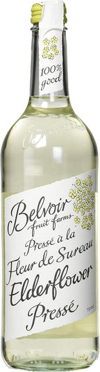Belvoir Organic Elderflower Presse Juice, Glass 25.4 Ounce
