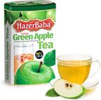 Hazer Baba Instant Drink Mix with Green Apple Flavor, Tin Box, 8.8 Oz (Pack of 1), Fruity Natural Powder, Quick Hot or Cold, Water Enhancer, Juice, Smoothie, Vegan, Halal, Kosher