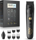 Electric Beard Trimmer for Men,Nose Hair Trimmer & Men's Electric Razor 10-in-1 Grooming Kit Cordless Shaver Gift-Ready for Men(Black)