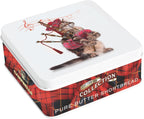 Campbells Shortbread Fingers Cat with Bagpipes Tin 3.2 Oz (90g) - Pure Butter Scottish Shortbread Cookies from Scotland, British Tea Biscuits, Butter Cookies Gift Tin, Scottish Snacks