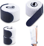 Catheter Leg Bag Straps - 2 Pcs Comfortable Urine Drainage Bag Holder with Silicone Grips, Adjustable Elastic Fabric Leg Straps Bands for Men Women Urine Tube Fix Device Supplies(Blue)