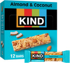 KIND Healthy Snacks Bars, Almond & Coconut, Gluten Free, Low Sodium Snacks, 4g Protein, 12 Count