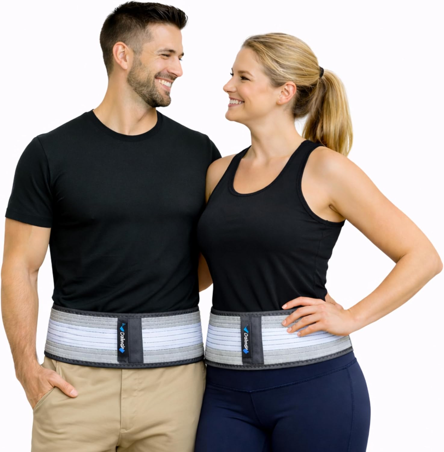 Dainely Sacroiliac Si Joint Support Belt - Sciatica Pain Relief Belt - Hip Stabilizer Belt for Men & Women - Pelvic support band for Lower Back (Large 42-55”)
