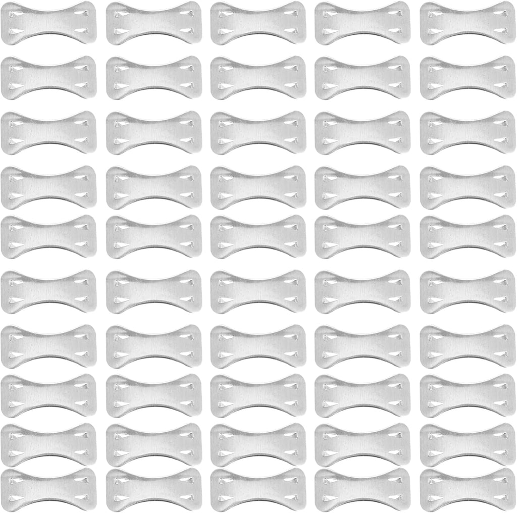 100Pcs Metal Fastener Clips for Bandages Replaceable Clasp for Elastic Wraps for Compression Crepe Bandages Durable Butterfly Clasp Design