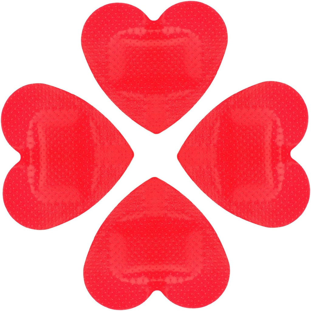25Pcs Heart Shaped Bandages with Breathable Hemostatic Pads Self-Adhesive Wound Care Patches for Small Cuts and Scratches Flexible First Aid Plasters for All Ages