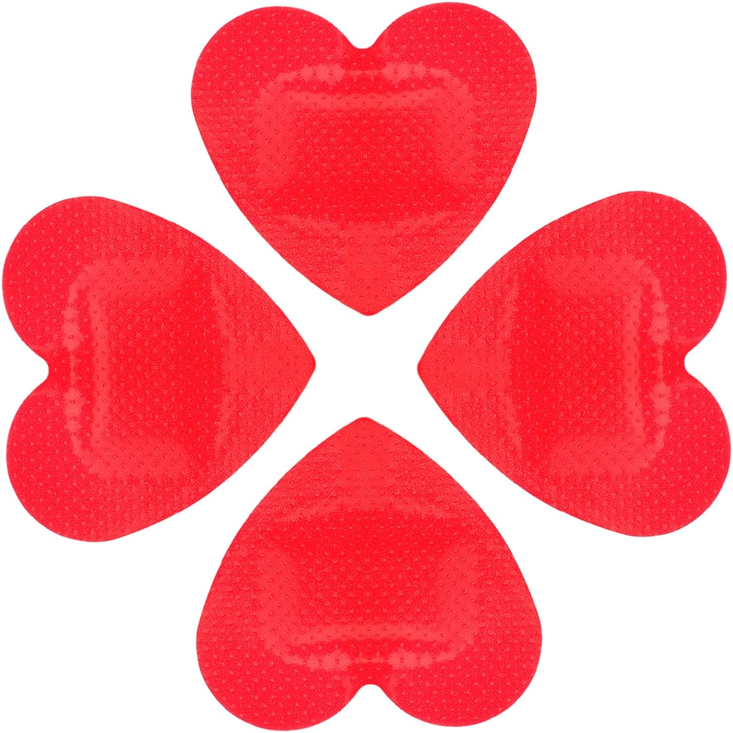 25Pcs Heart Shaped Bandages with Breathable Hemostatic Pads Self-Adhesive Wound Care Patches for Small Cuts and Scratches Flexible First Aid Plasters for All Ages