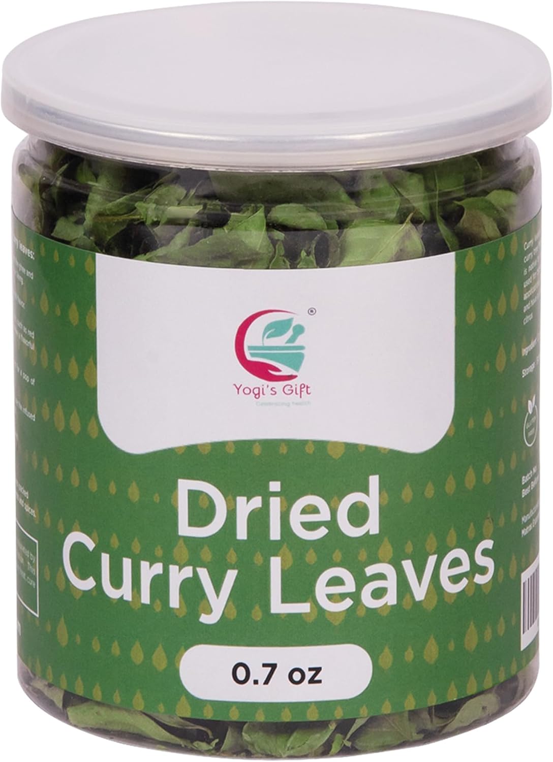 Dried Curry Leaves 0.7 Oz (900+ Leaves) | Aromatic Flavor of Whole Curry Leaves | Kari Patta | Tray Dried Fresh Cury Leaves | Whole Herb to Flavor all Food | Natural Herbs