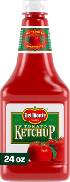 Del Monte's Classic Tomato Ketchup, 24 oz. The Perfect Blend of Sweet and Tangy in a Convenient Family Sized Bottle