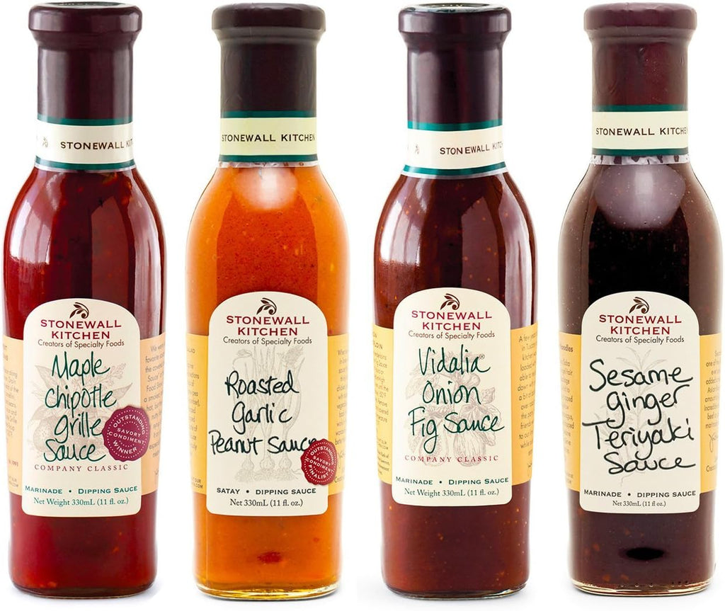 Stonewall Kitchen 4 Piece Our Classic Grille Sauce Collection