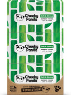 The Cheeky Panda Bamboo Facial Tissues Boxes | 12 x Flat Tissue Boxes (80 Tissues per Box) | Soft 3 Ply Bamboo Tissue Paper Bulk | Sustainable Tissues Flat Box