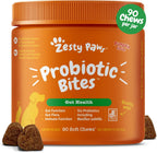 Zesty Paws Probiotics for Dogs - Probiotics for Gut Flora, Digestive Health, Occasional Diarrhea & Bowel Support - Clinically Studied DE111 - Functional Dog Supplement Soft Chew for Pet Immune System