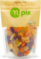 Yupik Organic Veggie Wine Gums, Gelatin-Free, 1.1 lb (17.6 oz), Gluten-Free, Vegan, Non-GMO, Natural Colors & Flavors, Made from Fruit Juice, Sweet Candy, Delicious Snack, Ideal for Gifting, Holidays