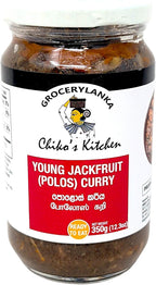 Polos Curry 350g (12.3 oz) by Chiko’s Kitchen – Authentic Sri Lankan Young Jackfruit Curry in Traditional Spices | Ready to Eat