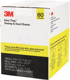 3M 59032W Easy Trap Duster, 5-Inch X 30ft, White, 60 Sheets/Box