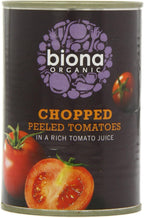 Biona Organic Chopped Peeled Tomatoes (400g) - Pack of 2