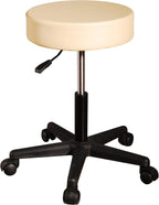 Master Massage Pneumatic Swivel, Rolling Stool Cream
